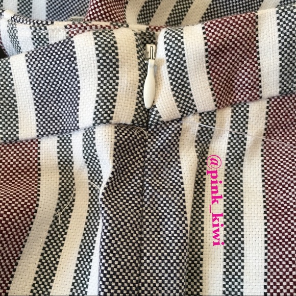 Free People Stripe Mod Linen Blend Trouser - Picture 6 of 9